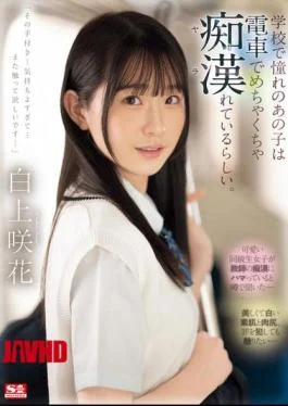 SONE-373 Apparently The Girl I Admire At School Is Being Molested On The Train. Saki
